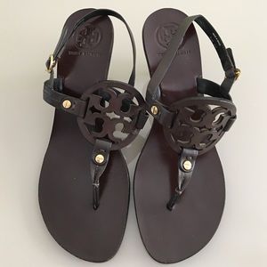 Tory Burch Miller Kitten Heel Sandals